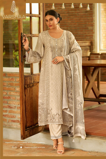 Pearl Varshaa Pashmina Suits Wholesale Price