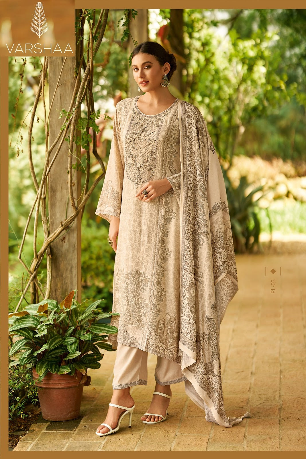 Pearl Varshaa Pashmina Suits Wholesale Price