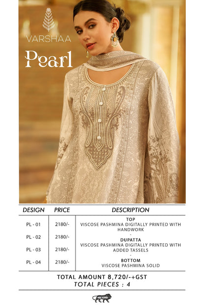 Pearl Varshaa Pashmina Suits Wholesale Price