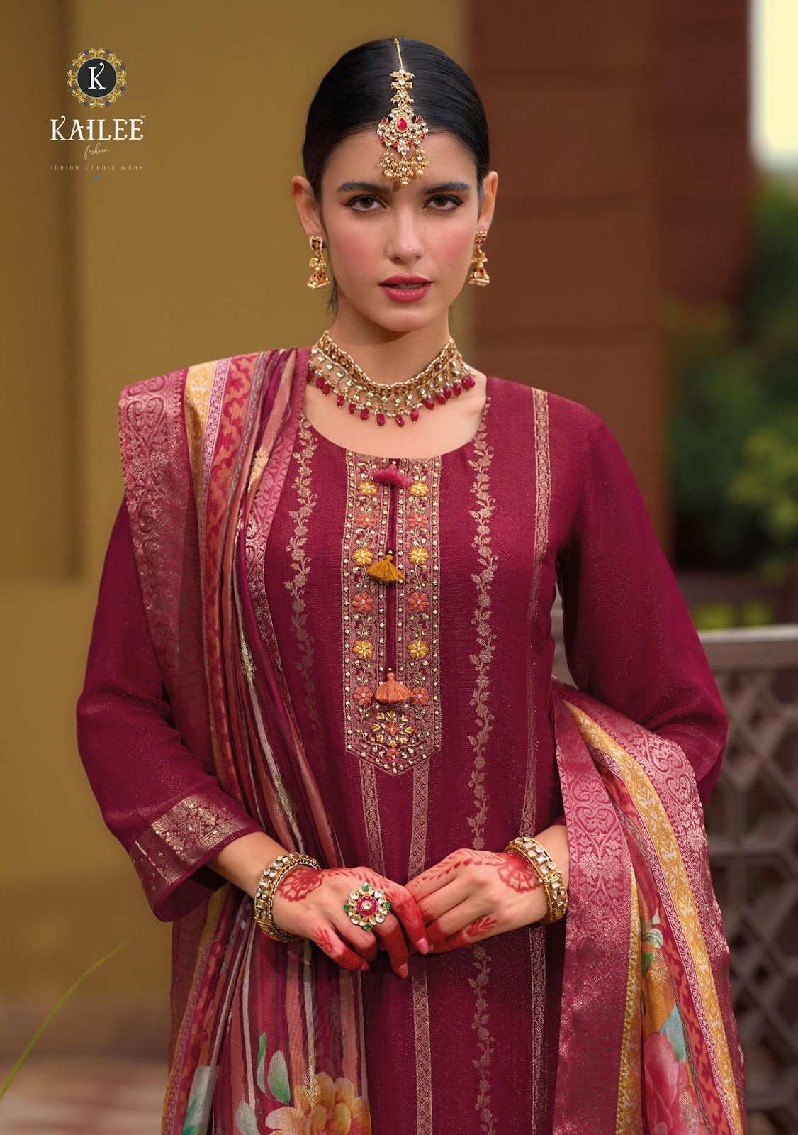 Pearl Vol 2 Kailee Fashion Viscose Simmer Readymade Pant Style Suits Supplier Ahmedabad