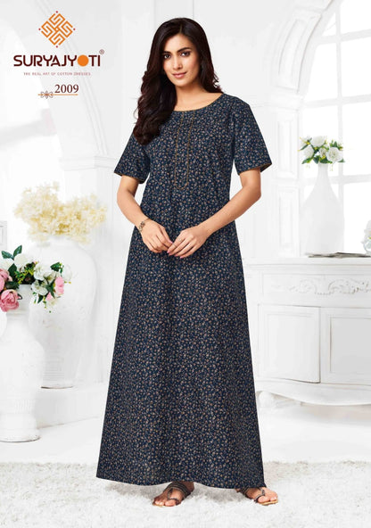 Pearl Vol 2 Suryajyoti Cotton Night Gowns Manufacturer Ahmedabad