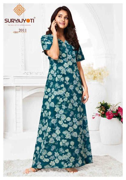 Pearl Vol 2 Suryajyoti Cotton Night Gowns Manufacturer Ahmedabad