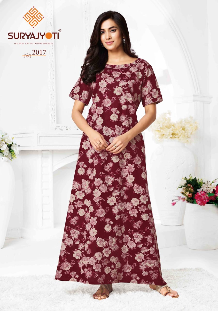 Pearl Vol 2 Suryajyoti Cotton Night Gowns Manufacturer Ahmedabad