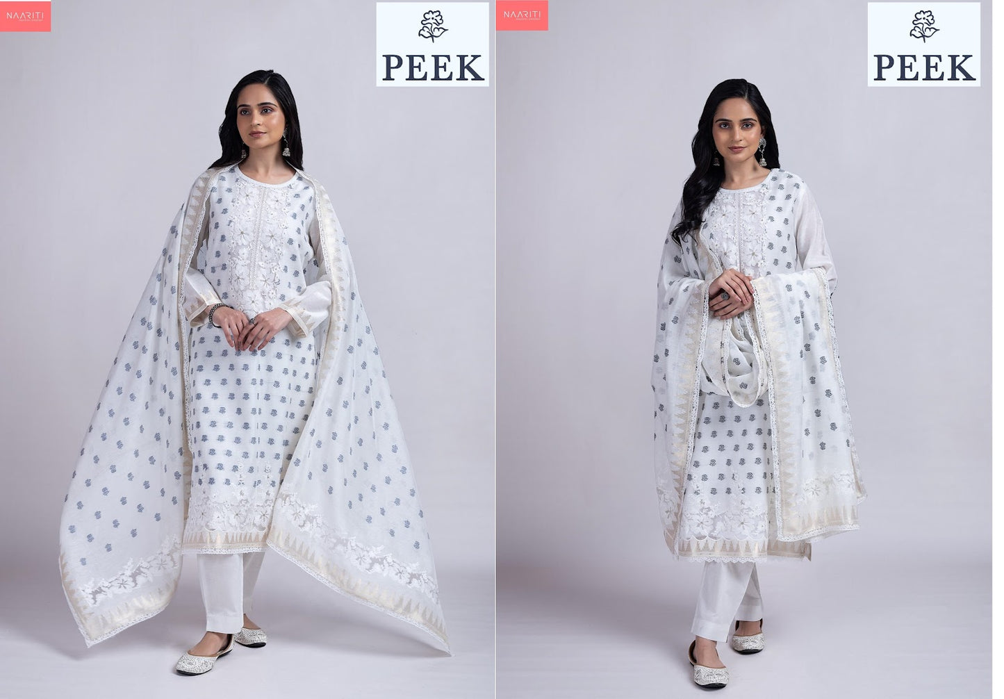 Peek Naariti Pure Cotton Pant Style Suits Exporter Ahmedabad