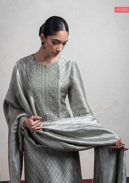 Peenal Naariti Tissue Silk Pant Style Suits Wholesaler India