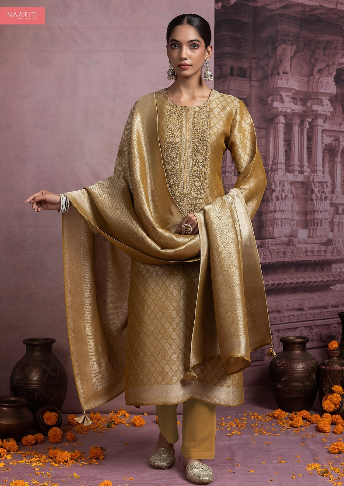 Peenal New Colours Naariti Silk Pant Style Suits Manufacturer Ahmedabad