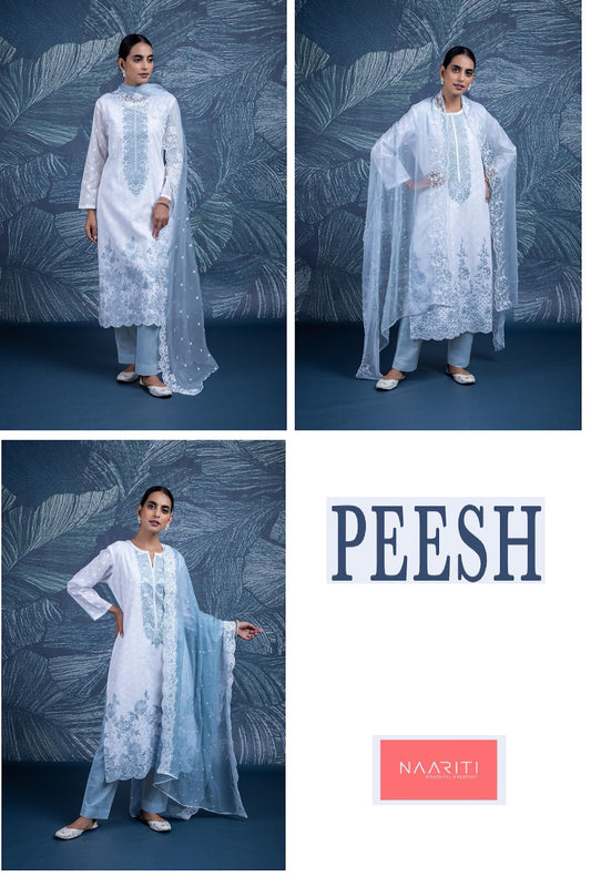 Peesh Naariti Cotton Pant Style Suits Exporter India