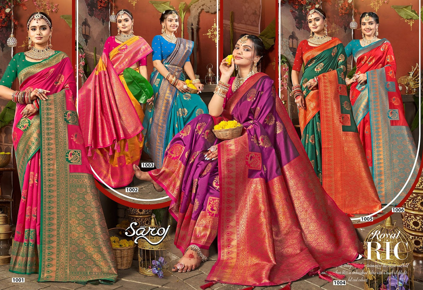 Peheli Pasand Silk Vol 2 Saroj Sarees Wholesale Price