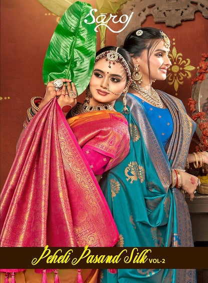 Peheli Pasand Silk Vol 2 Saroj Sarees Wholesale Price