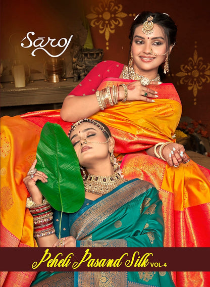 Peheli Pasand Silk Vol 4 Saroj Sarees Supplier Gujarat
