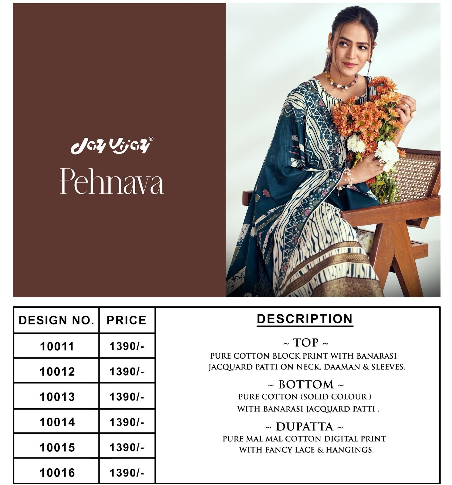 Pehnava Jay Vijay Moga Silk Pant Style Suits Manufacturer