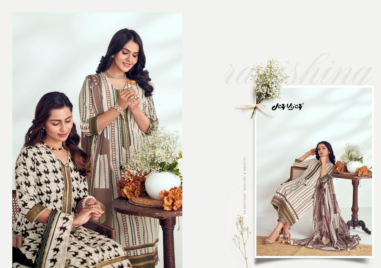 Pehnava Jay Vijay Moga Silk Pant Style Suits Manufacturer