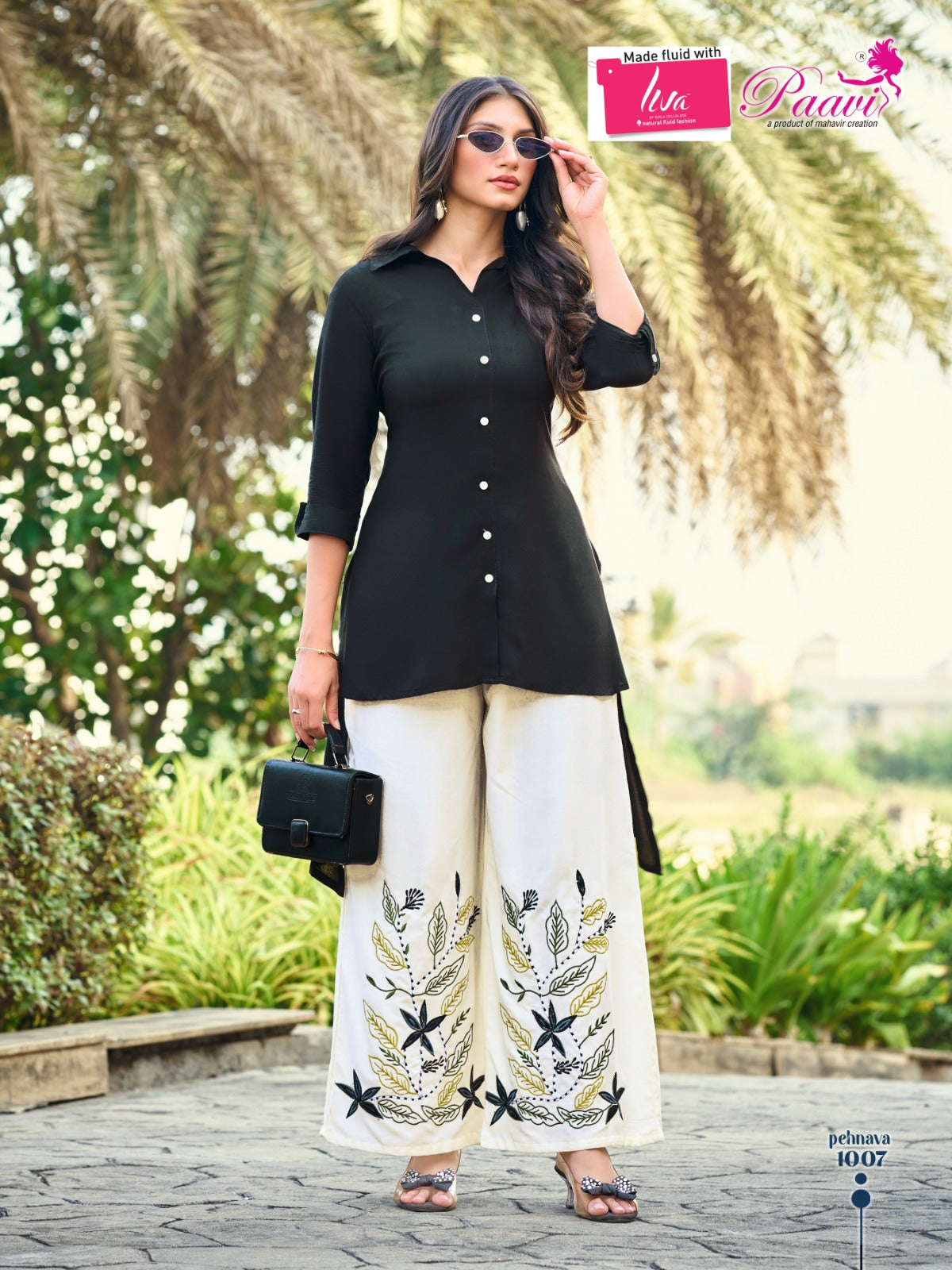 Pehnava Paavi Liva Rayon Co Ord Set Manufacturer India