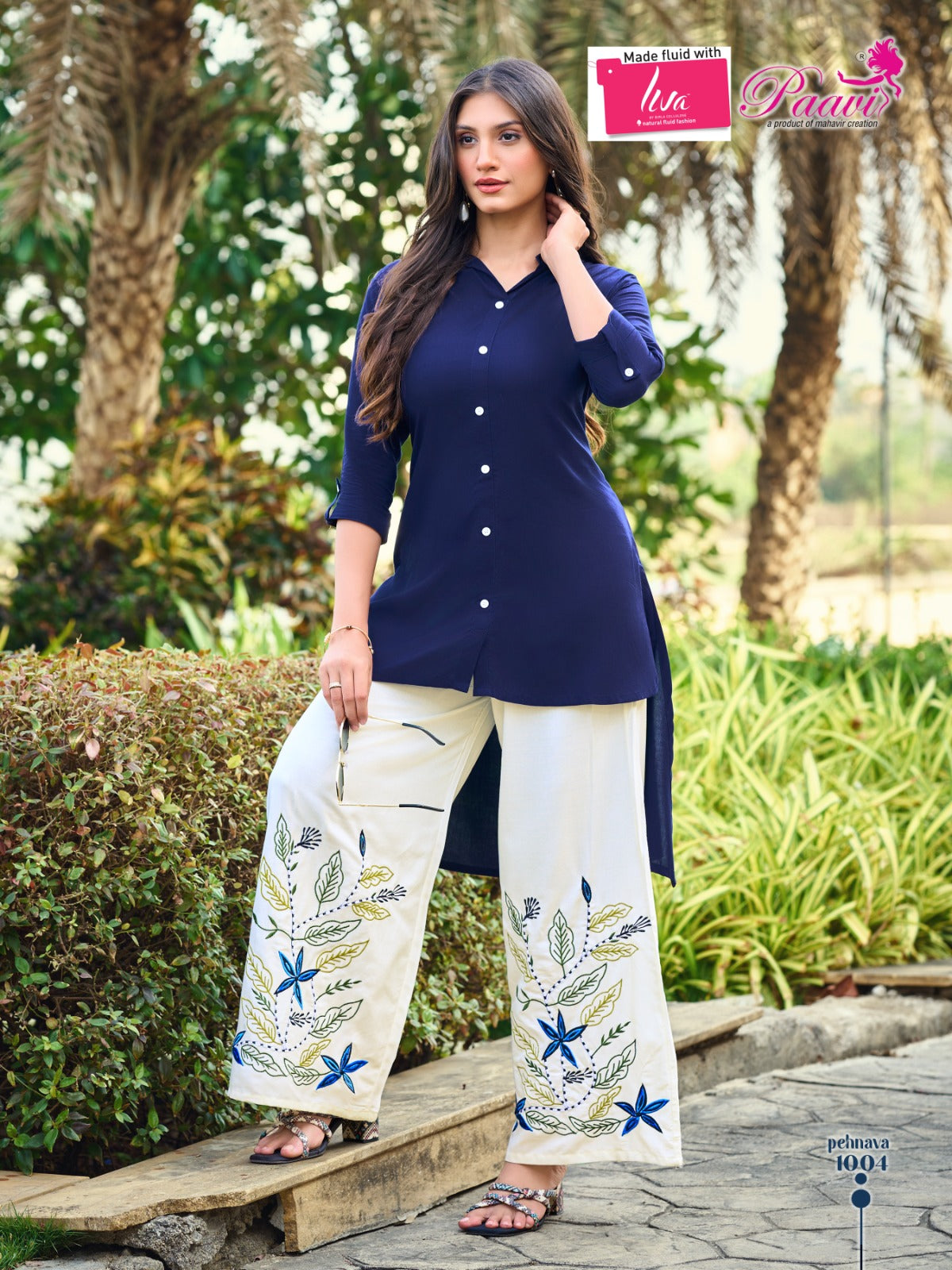 Pehnava Paavi Liva Rayon Co Ord Set Manufacturer India