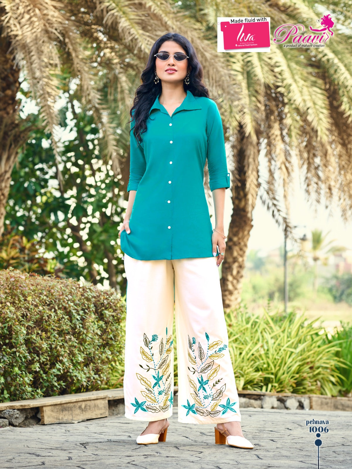 Pehnava Paavi Liva Rayon Co Ord Set Manufacturer India