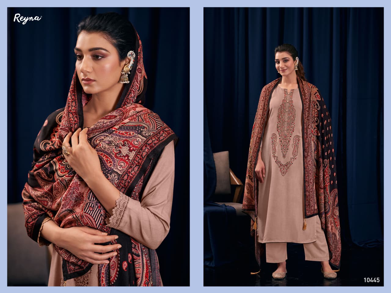 Pehnava Reyna Pashmina Suits Manufacturer Ahmedabad