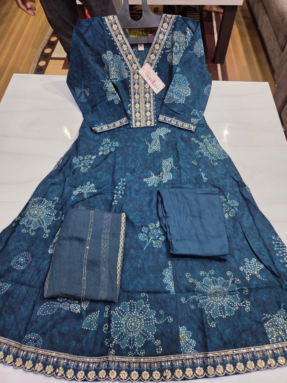 Pehnava Series Dveeja Fashion Reyon Readymade Anarkali Suits Wholesaler India