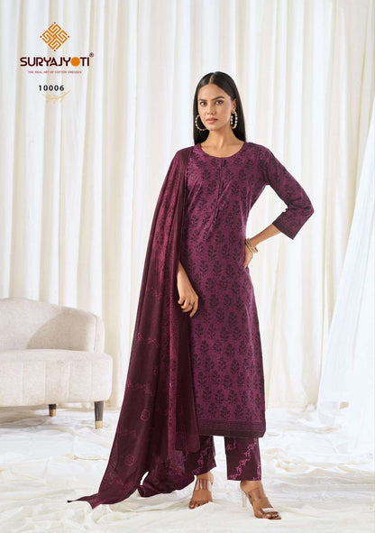 Pehnava Vol 10 Suryajyoti Readymade Cotton Pant Suits Wholesaler Ahmedabad