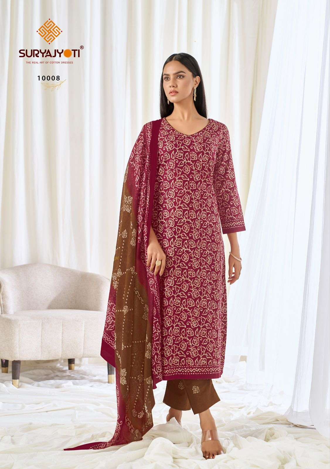 Pehnava Vol 10 Suryajyoti Readymade Cotton Pant Suits Wholesaler Ahmedabad