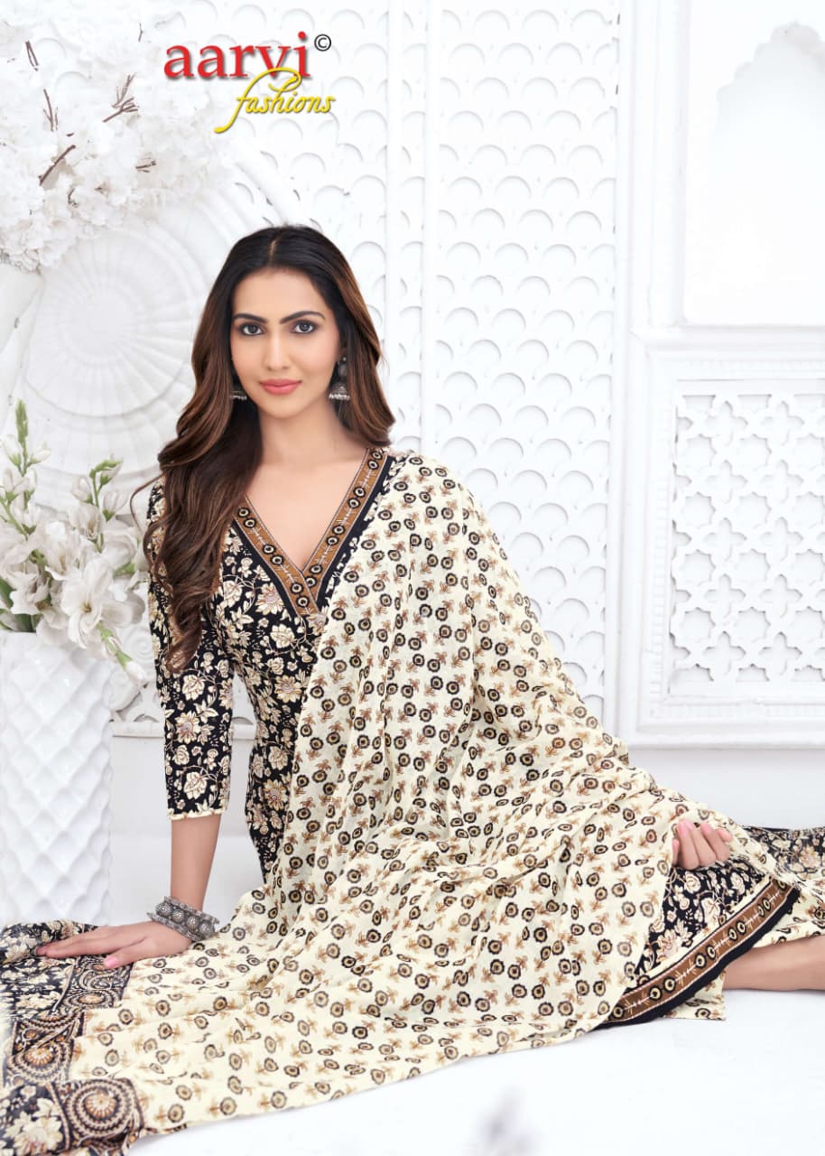 Pehnava Vol 2 Aarvi Fashions Cotton Readymade Anarkali Suits Wholesaler Ahmedabad