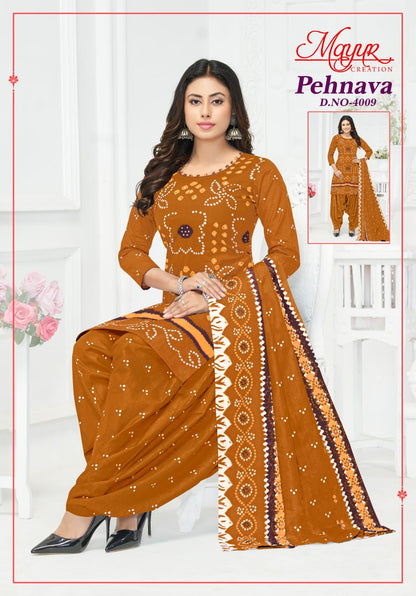 Pehnava Vol 4 Mayur Creation Cotton Dress Material Wholesale Price