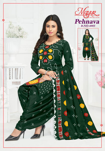Pehnava Vol 4 Mayur Creation Cotton Dress Material Wholesale Price