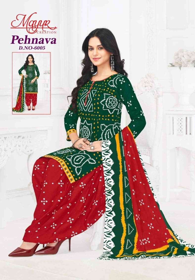 Pehnava Vol 6 Mayur Creation Cotton Dress Material Wholesaler India