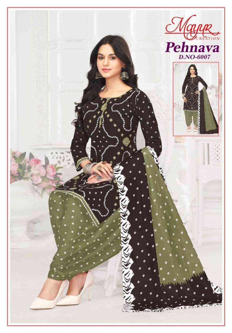 Pehnava Vol 6 Mayur Creation Cotton Dress Material Wholesaler India