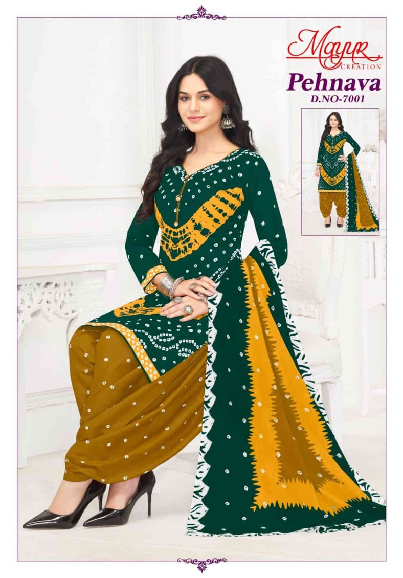 Pehnava Vol 7 Mayur Creation Cotton Dress Material Wholesale