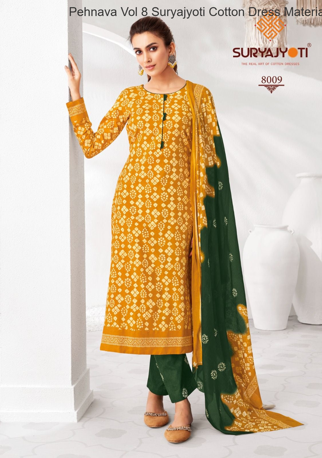Pehnava Vol 8 Suryajyoti Cambric Cotton Dress Material Exporter