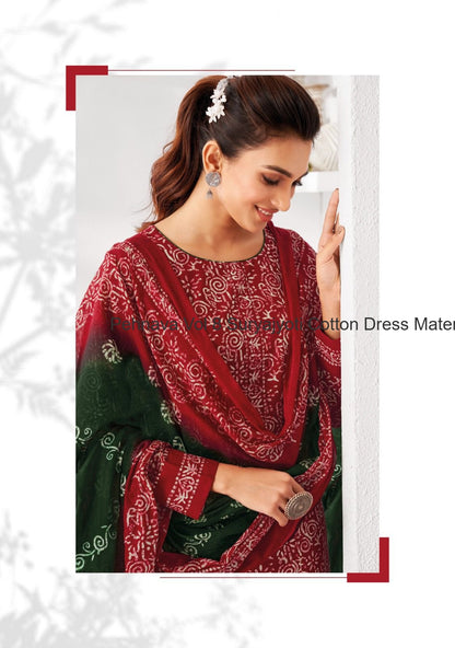 Pehnava Vol 8 Suryajyoti Cambric Cotton Dress Material Exporter