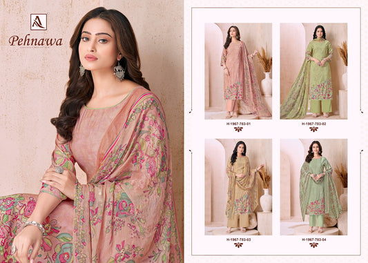 Pehnawa Alok Viscose Simmer Karachi Salwar Suits Supplier Gujarat