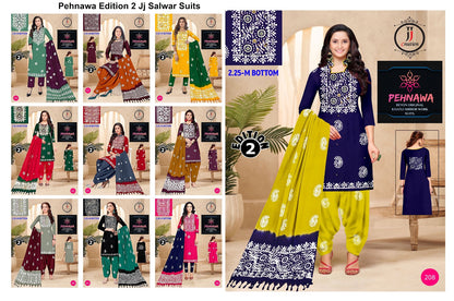Pehnawa Edition 2 Jj Reyon Salwar Suits Manufacturer Gujarat