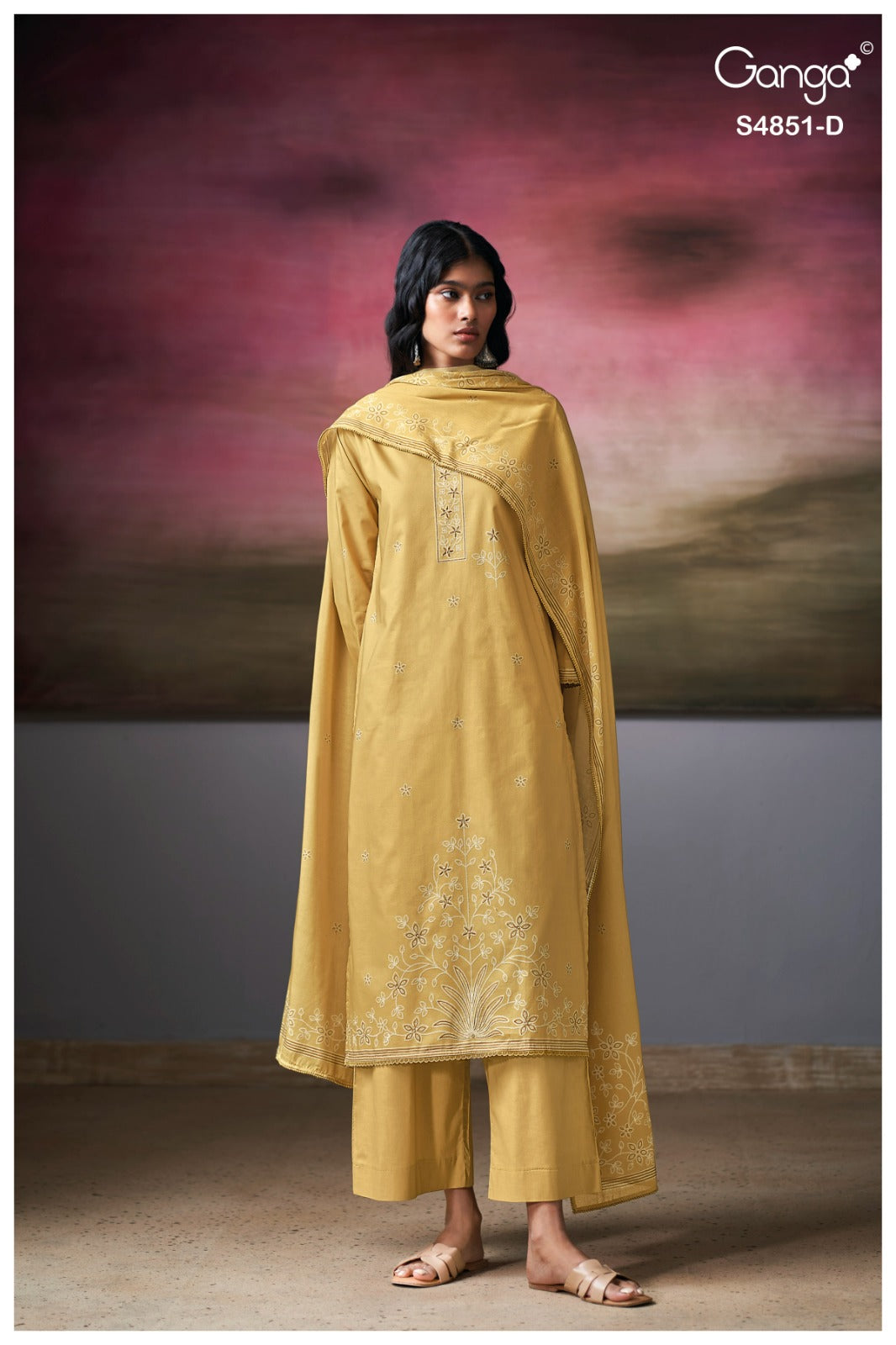 Pelyra S4851 Ganga Plazzo Style Suits Manufacturer