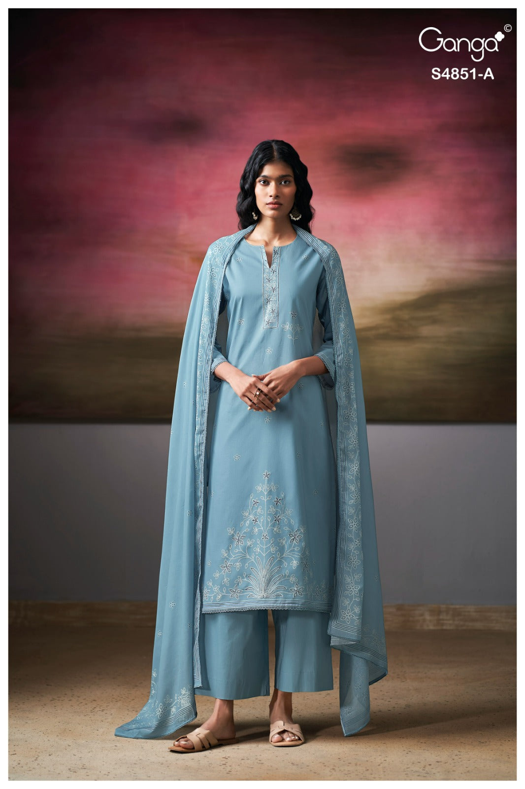 Pelyra S4851 Ganga Plazzo Style Suits Manufacturer