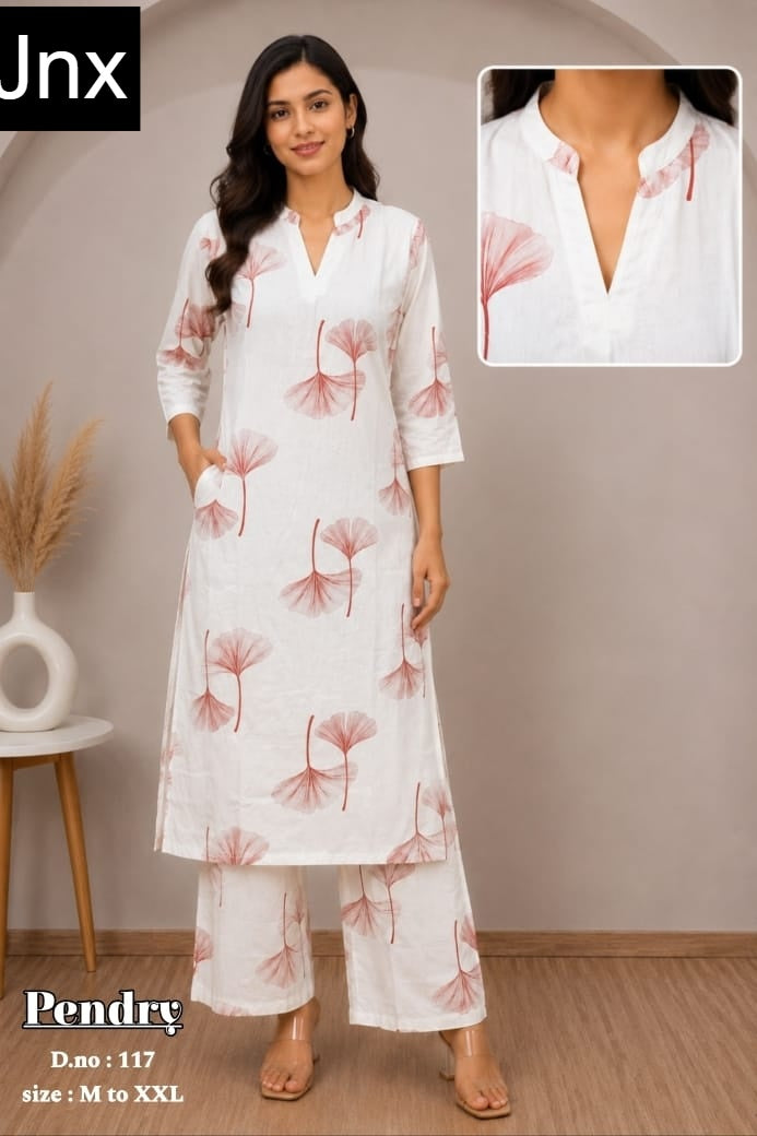 Pendry Jnx Rayon 22Kg Kurti Plazzo Set Wholesaler Ahmedabad