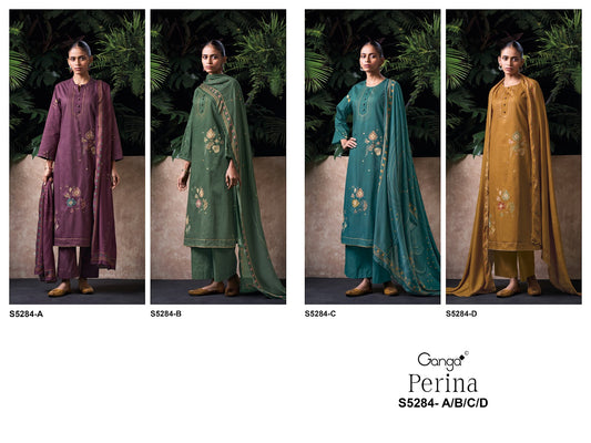 Perina S5284 Ganga Corduroy Pant Style Suits Manufacturer India