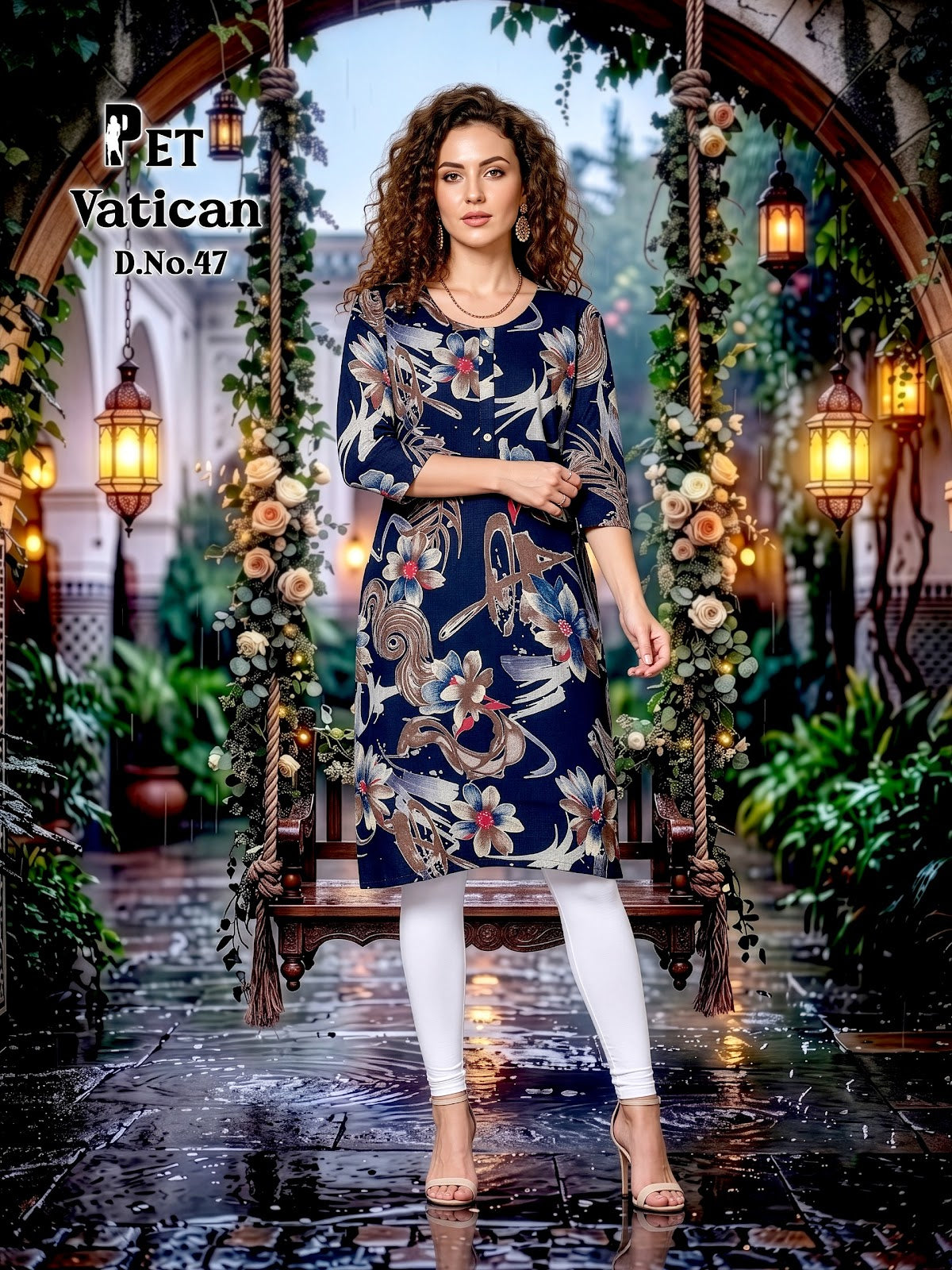 Pet Vatican 42-50 Prmnt Knee Length Kurtis Manufacturer Ahmedabad