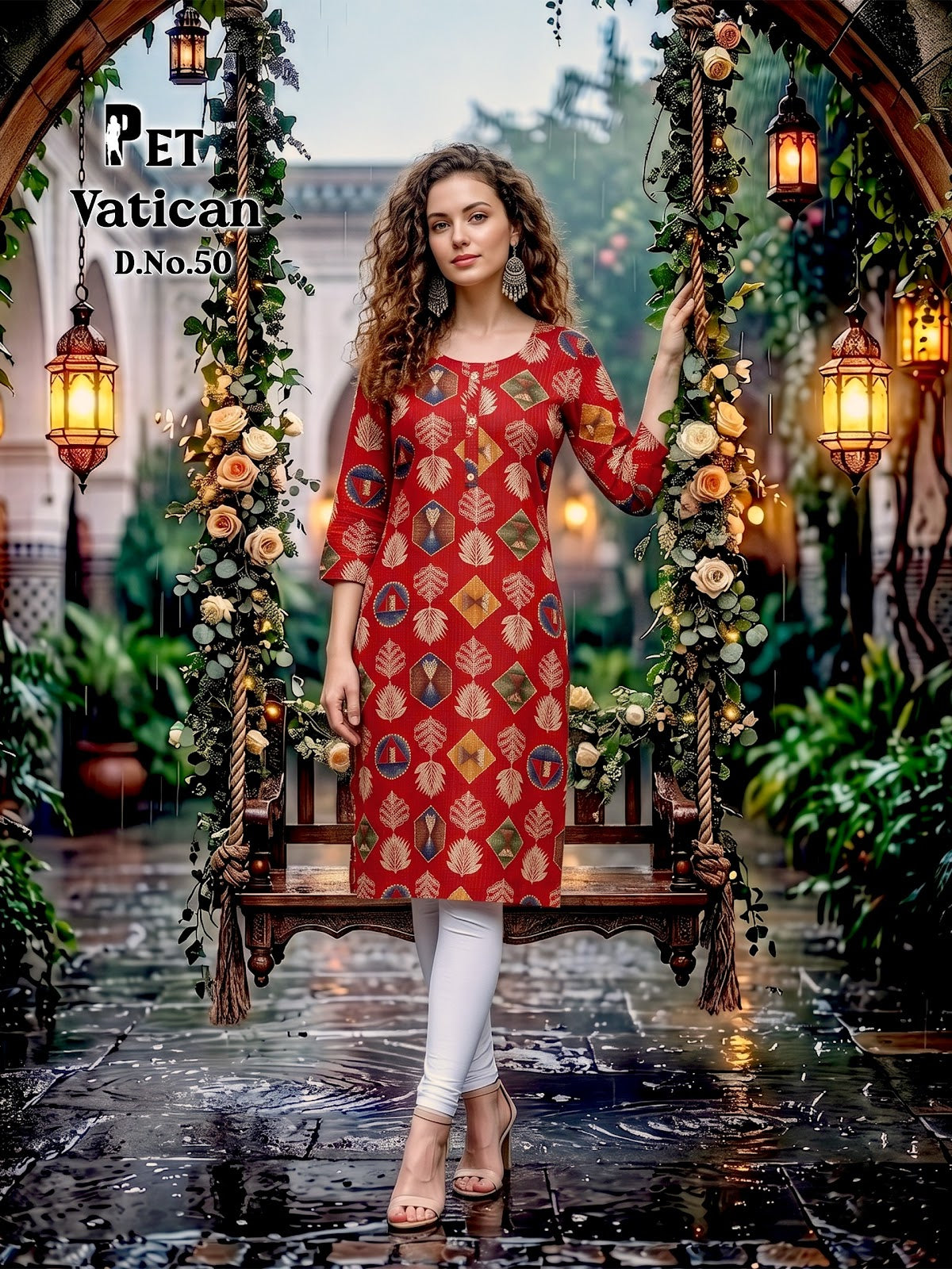 Pet Vatican 42-50 Prmnt Knee Length Kurtis Manufacturer Ahmedabad