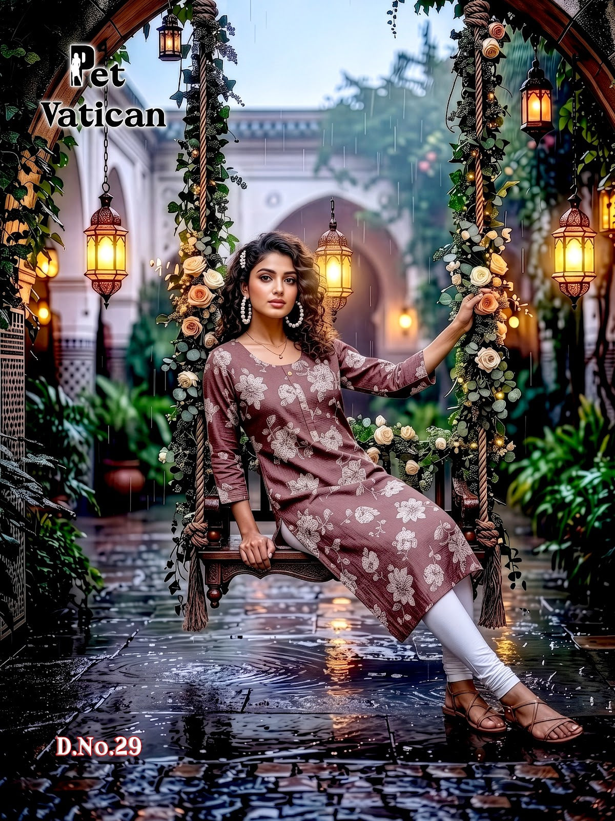 Pet Vatican Prmnt Knee Length Kurtis Exporter Ahmedabad