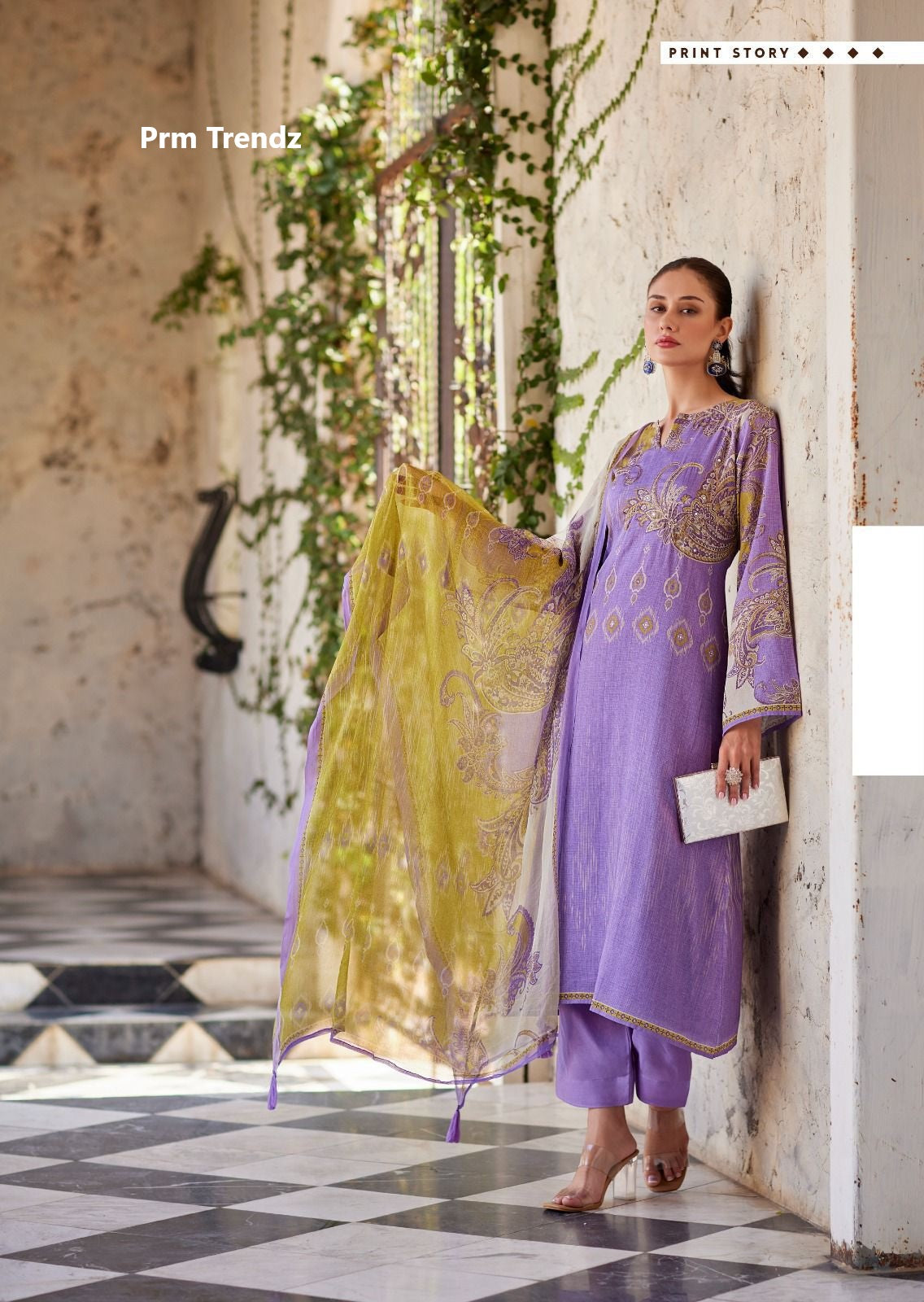 Petal Branch Prm Trendz Jam Cotton Pant Style Suits Manufacturer