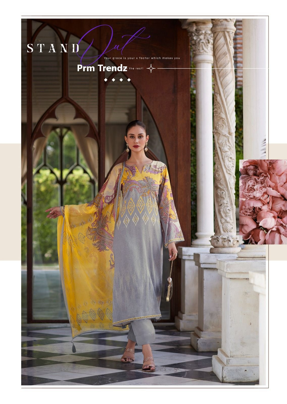 Petal Branch Prm Trendz Jam Cotton Pant Style Suits Manufacturer
