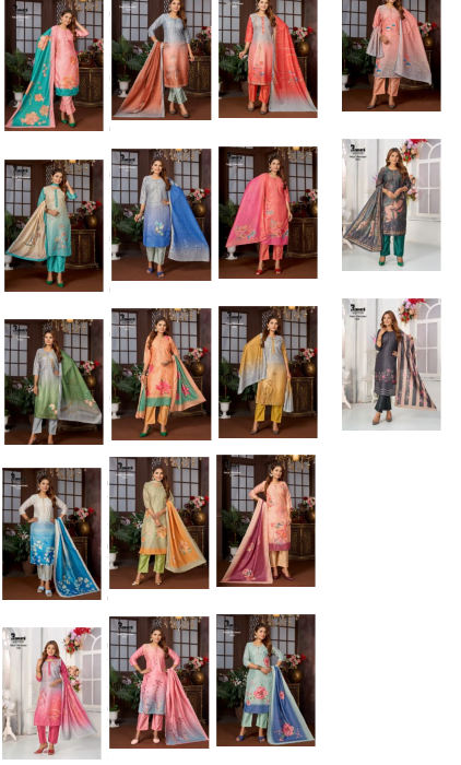 Petal Shimmer Premnath Readymade Pant Style Suits Supplier India