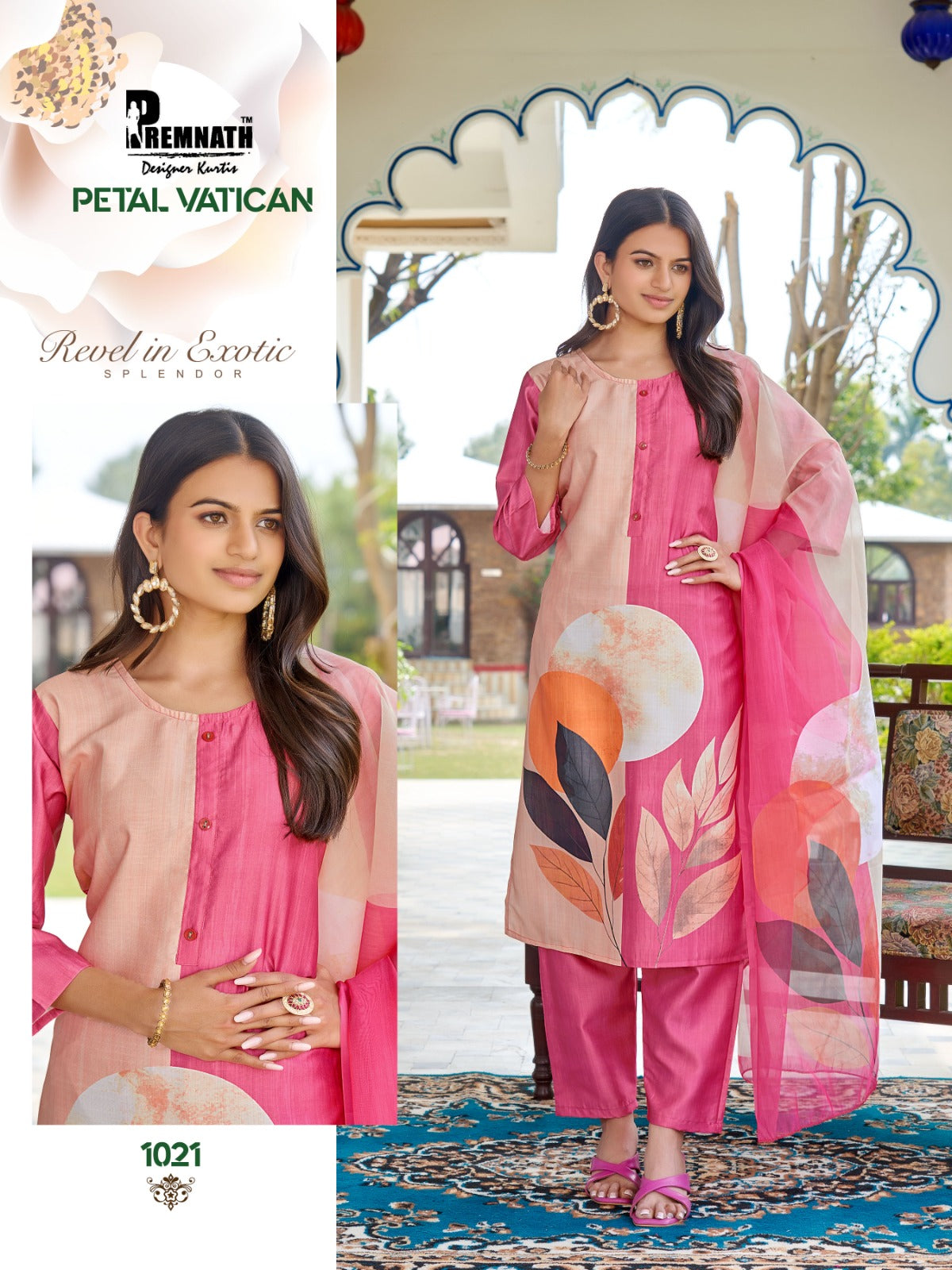 Petal Vatican Premnath Readymade Pant Style Suits Wholesale Price