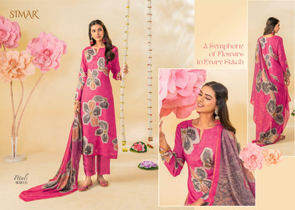 Petals Simar Viscose Muslin Pant Style Suits Wholesale Price