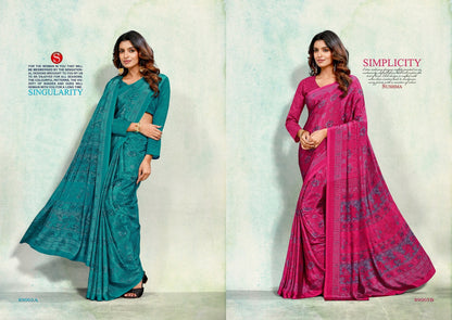 Petals Sushma Crape Sarees Exporter India