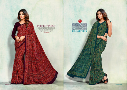 Petals Sushma Crape Sarees Exporter India