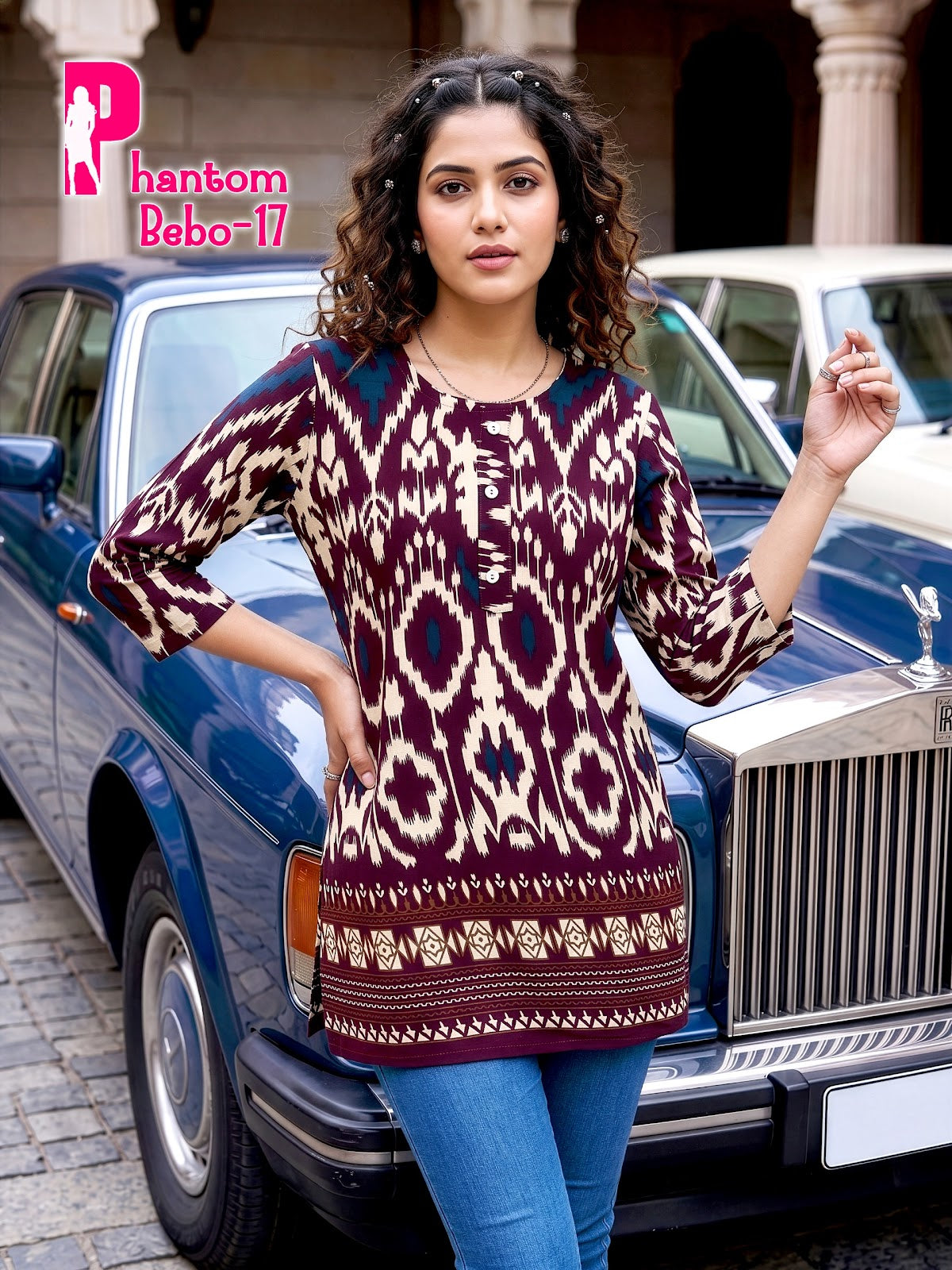 Phantom Bebo Prmnt Rayon Short Kurtis Wholesaler Gujarat