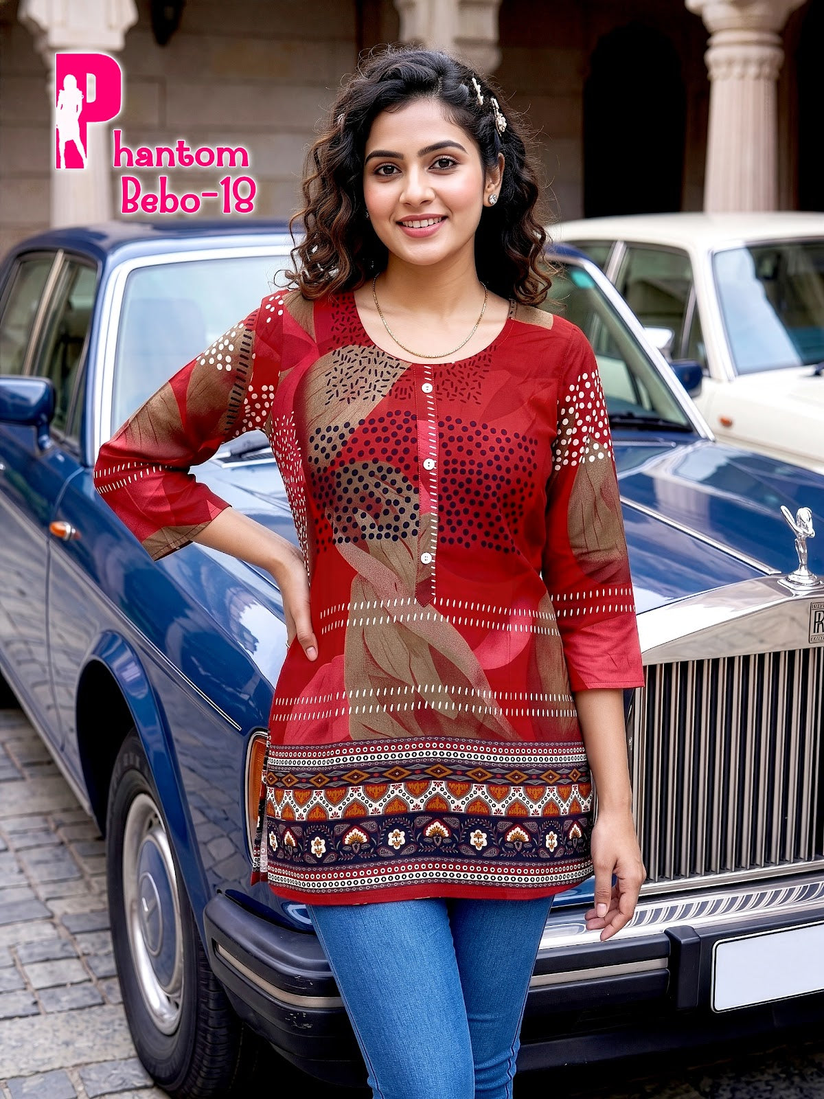 Phantom Bebo Prmnt Rayon Short Kurtis Wholesaler Gujarat