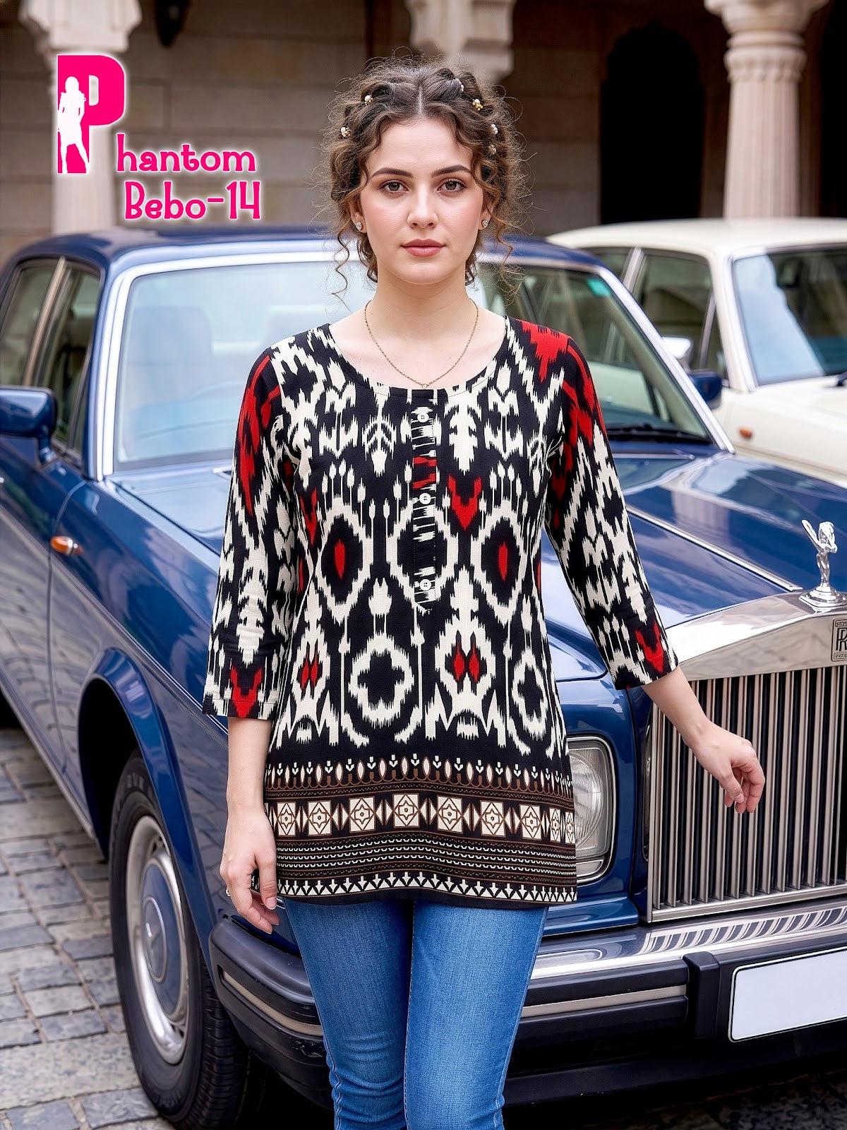 Phantom Bebo Prmnt Rayon Short Kurtis Wholesaler Gujarat